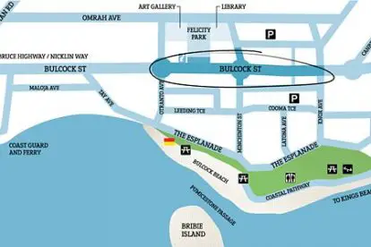 caloundra fair street map