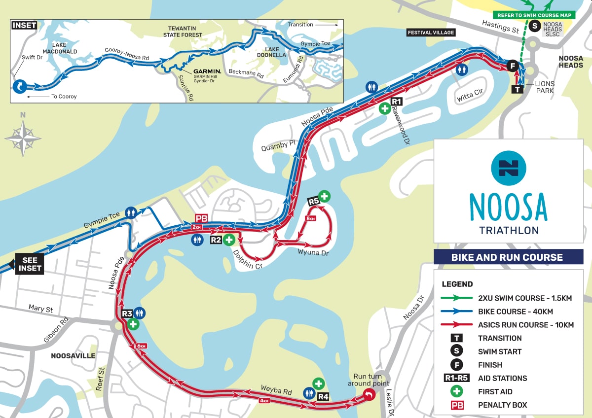 Noosa Triathlon Multi Sport Festival 2022 Dates, Course Map & Schedule