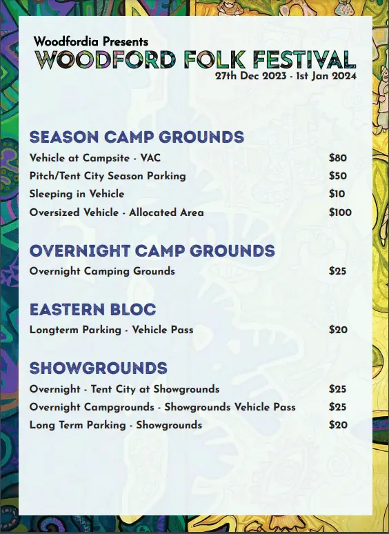 Woodford Folk Festival 2024 Programme Candie Zilvia