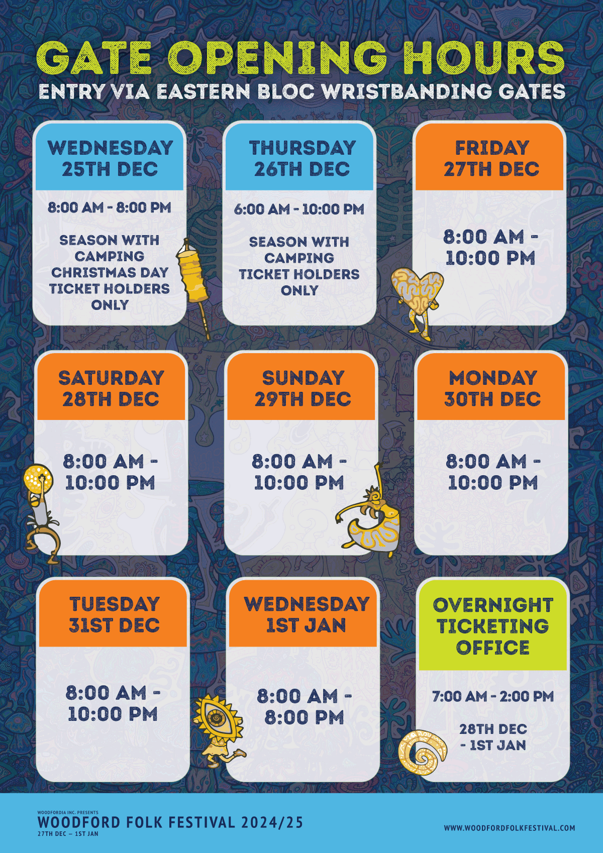 Woodford Folk Festival Dates 2024/2025, Tickets & Program Schedule